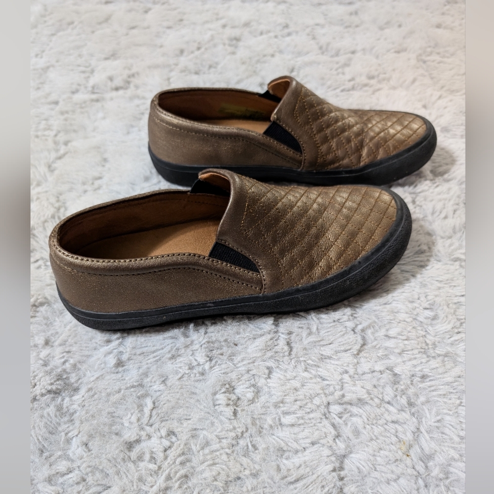Bussola Cardiff Cady Slip On Sneakers Color Bronze Size 38 (7.5-8)